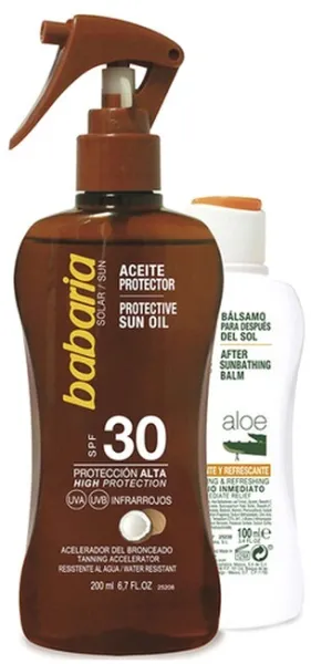 Babaria - Solpleiesett Protective Coconut Oil SPF30 & After Sun